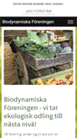 Mobile Screenshot of biodynamisk.se